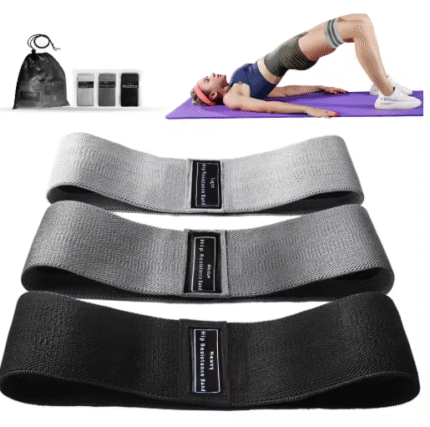 Fabric Resistance Bands for Glutes & Thighs